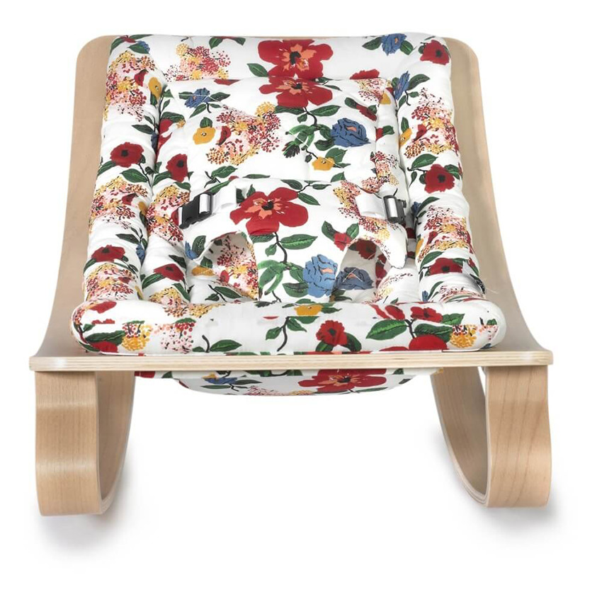 Transat Levo en bois de Chêne – Assise Hibiscus 