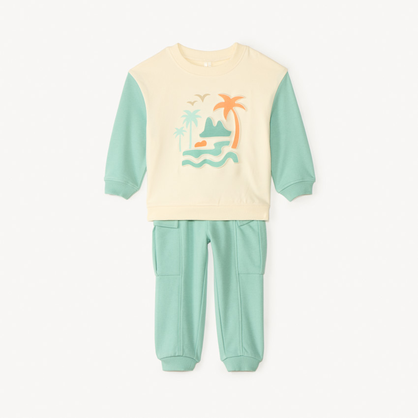 Ensemble de jogging effet color block pour bébé garçon