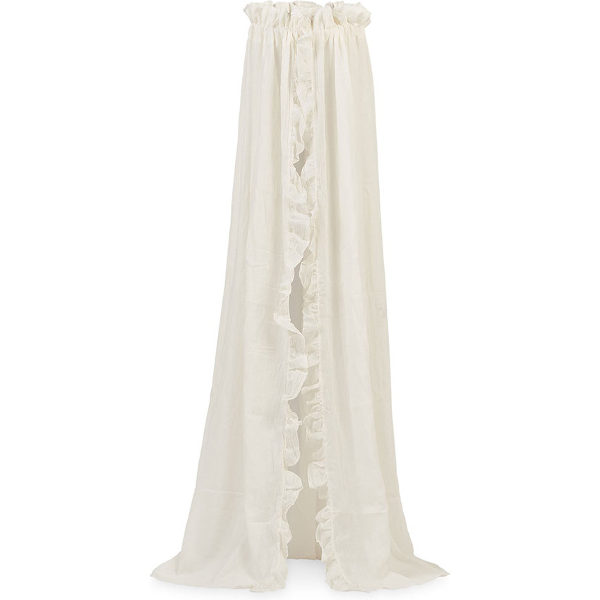 Ciel de lit Vintage avec volants 155cm Ruffle Ivory
