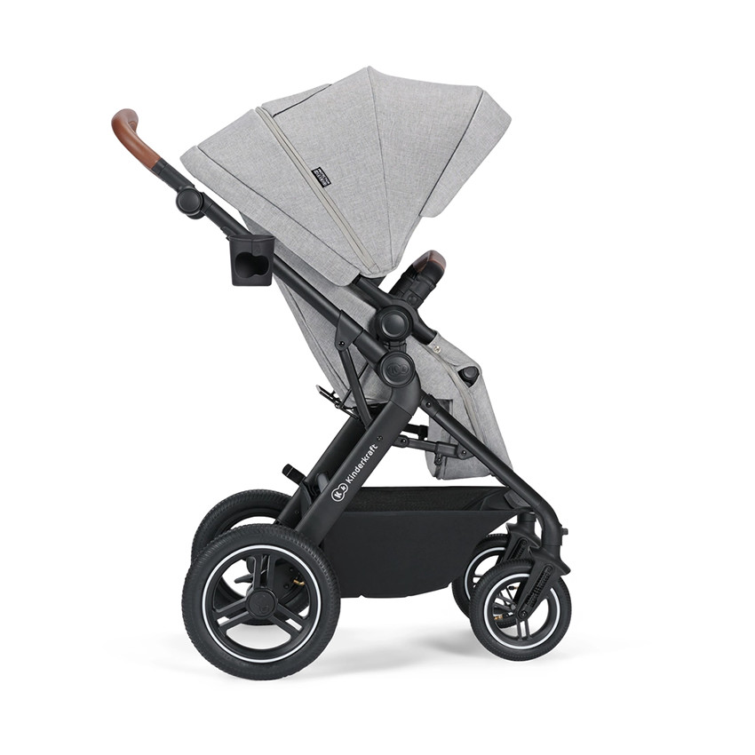 Poussette trio B-Tour 3 en 1 Mink Pro gris clair  