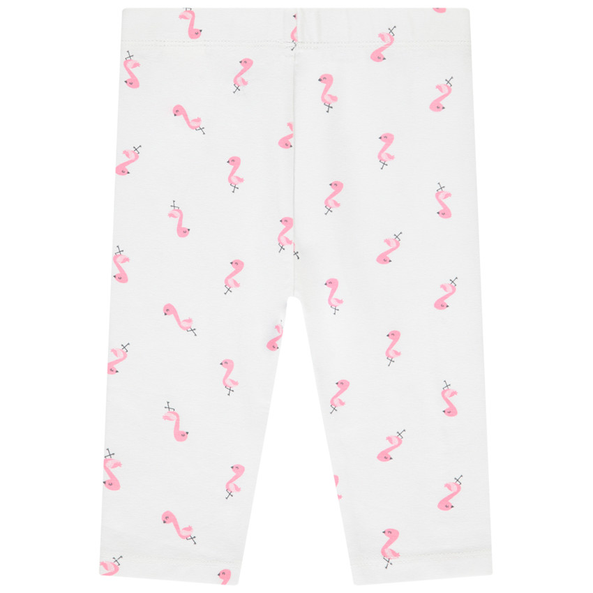 Corsaire en jersey imprimé fantaisie pour bébé fille 