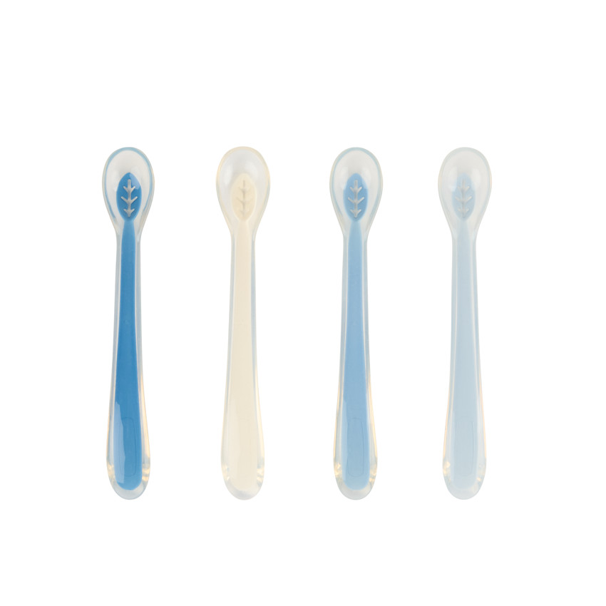 Lot de 4 cuillères en silicone Miamix bleu