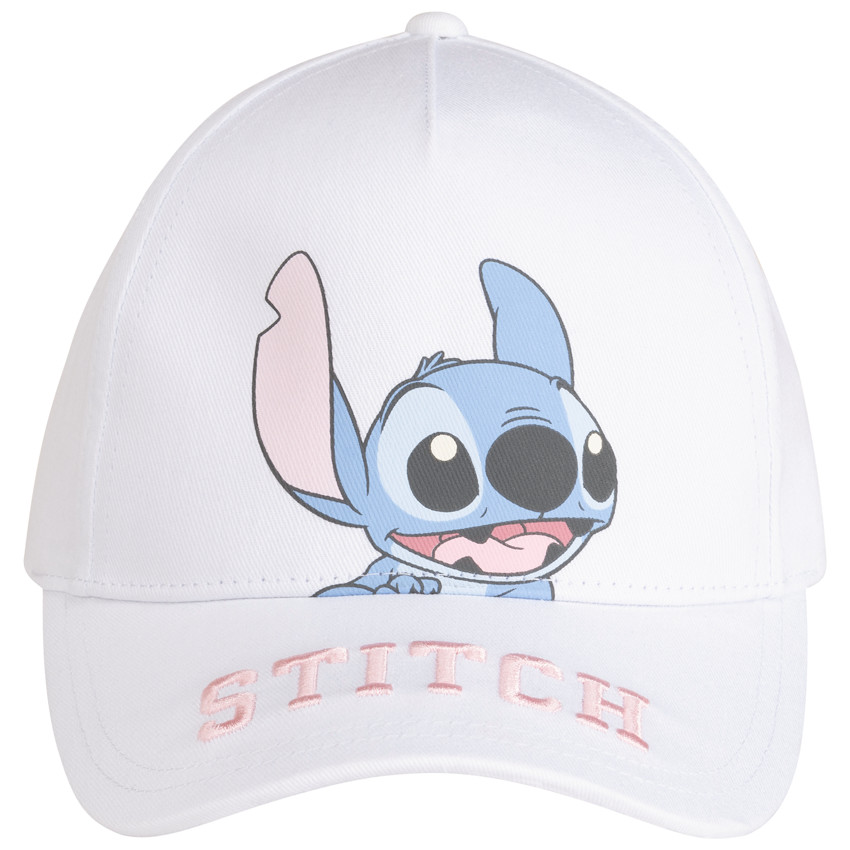 Casquette printée et brodée Sticth Disney pour fille 