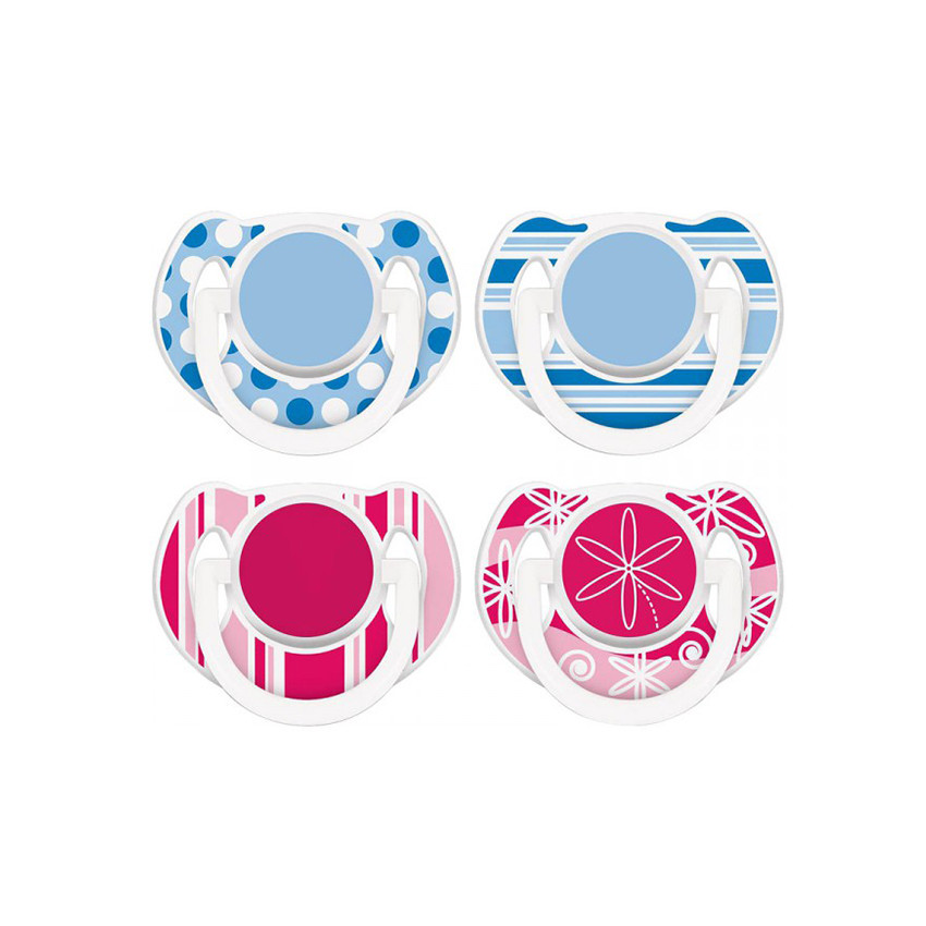 Lot de 2 sucettes décorées - 6-18 mois 