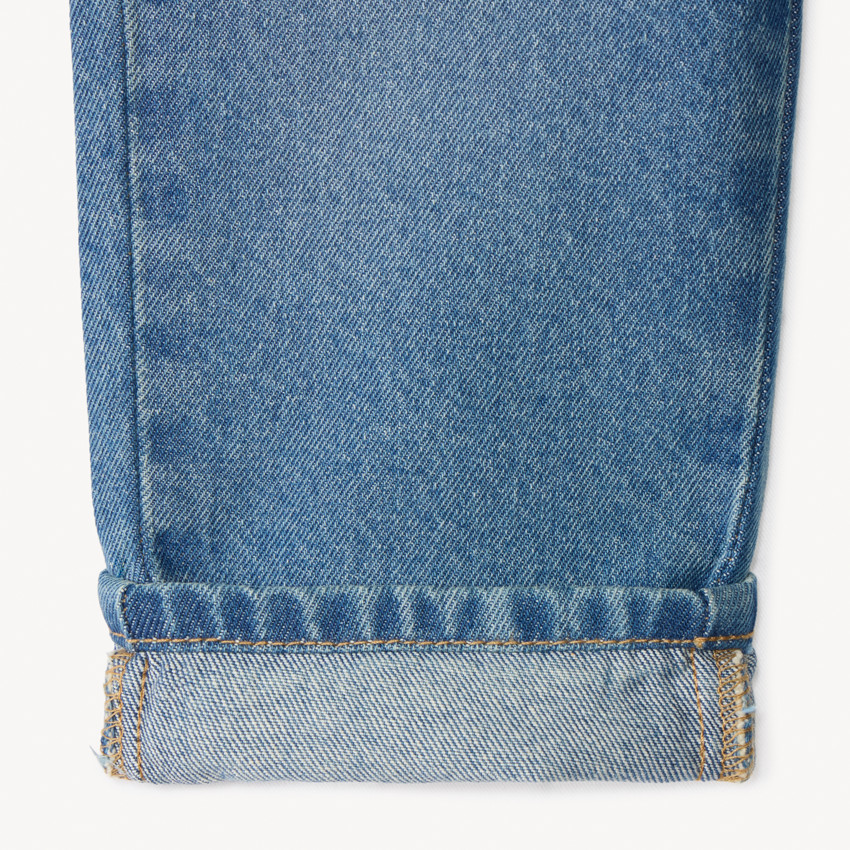 Jean large à motif 3D baleine pour bébé garçon 