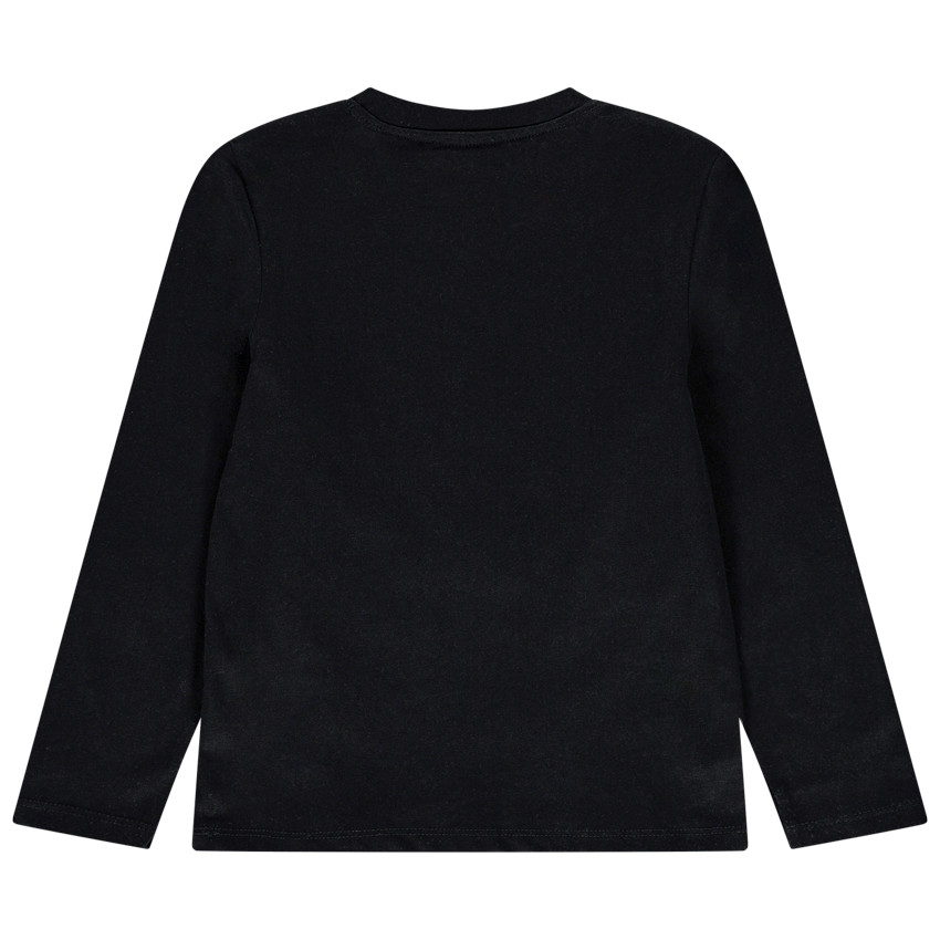 T-shirt manches longues noir print Mickey Disney 