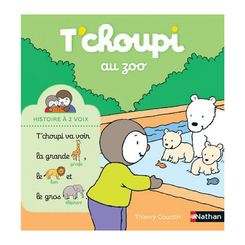 Livre T'Choupi va au Zoo 