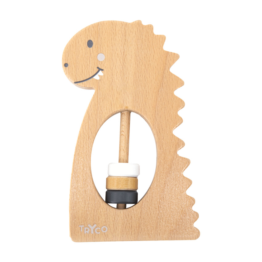 Hochet en bois - Dino - Bois