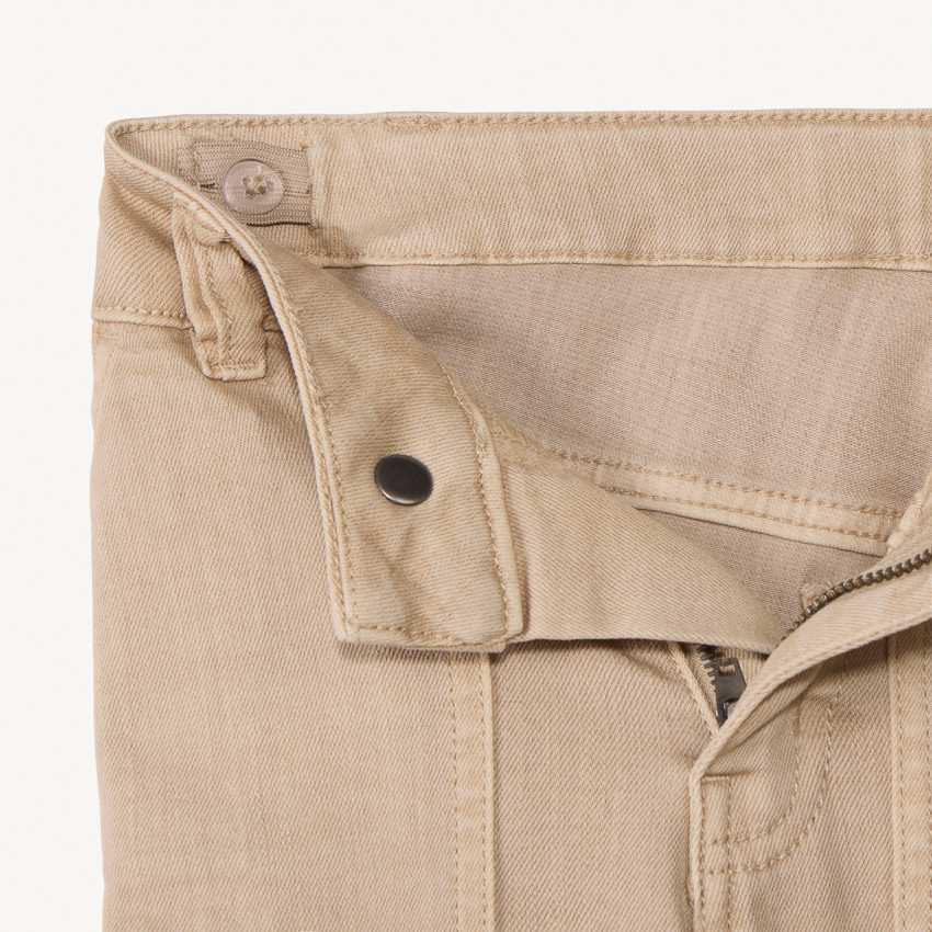 Jean droit en denim uni surteint pour garçon 