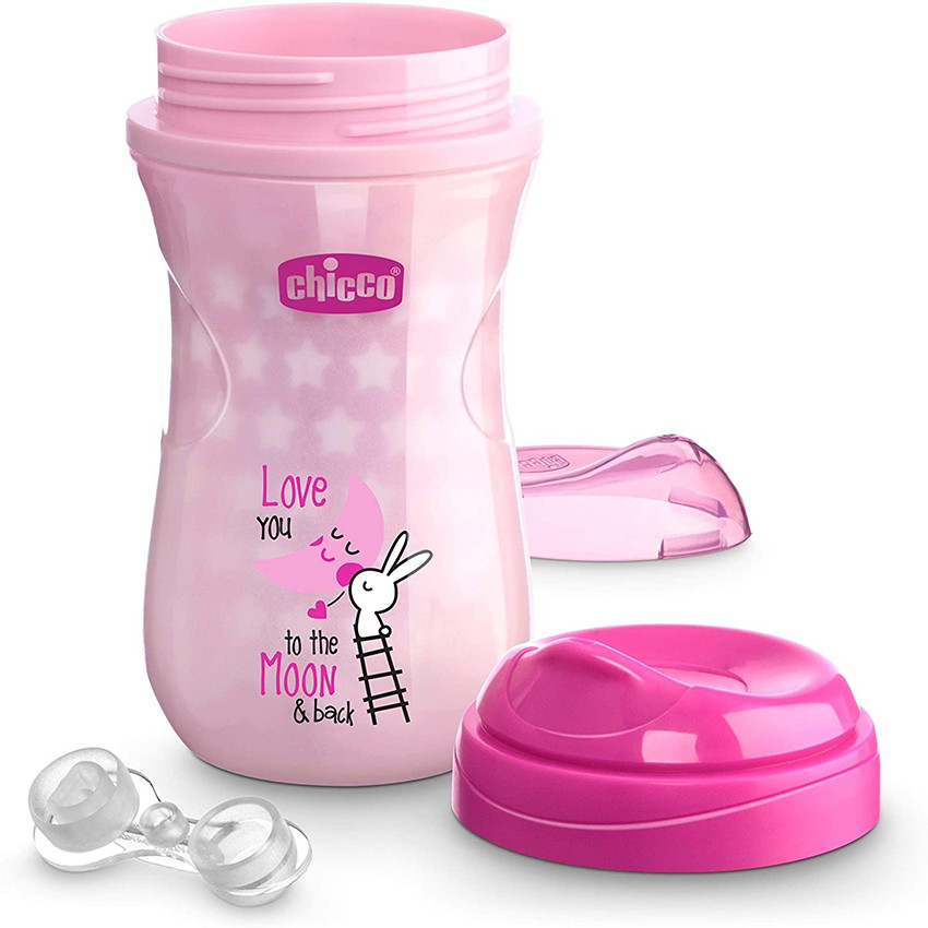 Tasse phosphorescente 14 mois + - Rose 