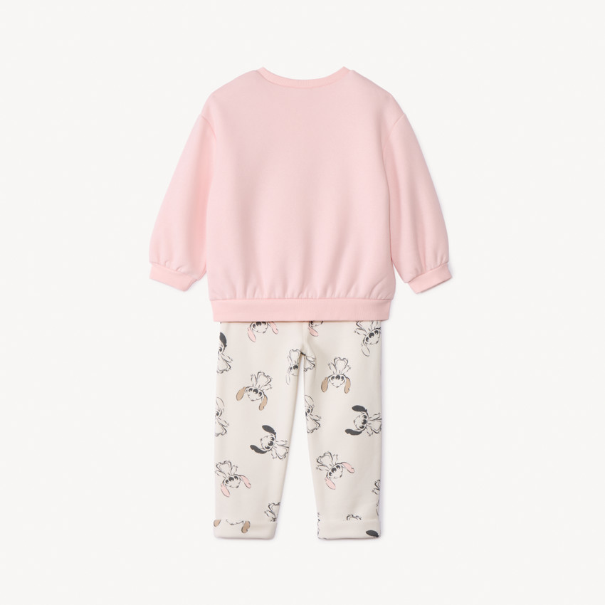 Ensemble Sweat + jogging Stitch Disney pour bébé fille  