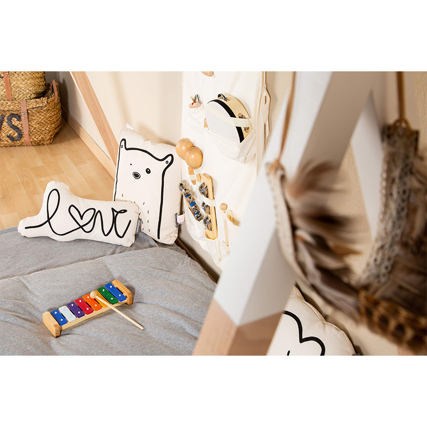 Coussin décoration - Motif Love Letter 