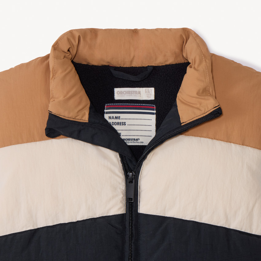 Doudoune sans manches effet color block pour garçon 