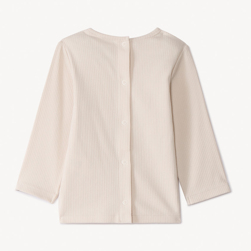 Ensemble 2 pièces salopette imprimé ourson pour bébé 