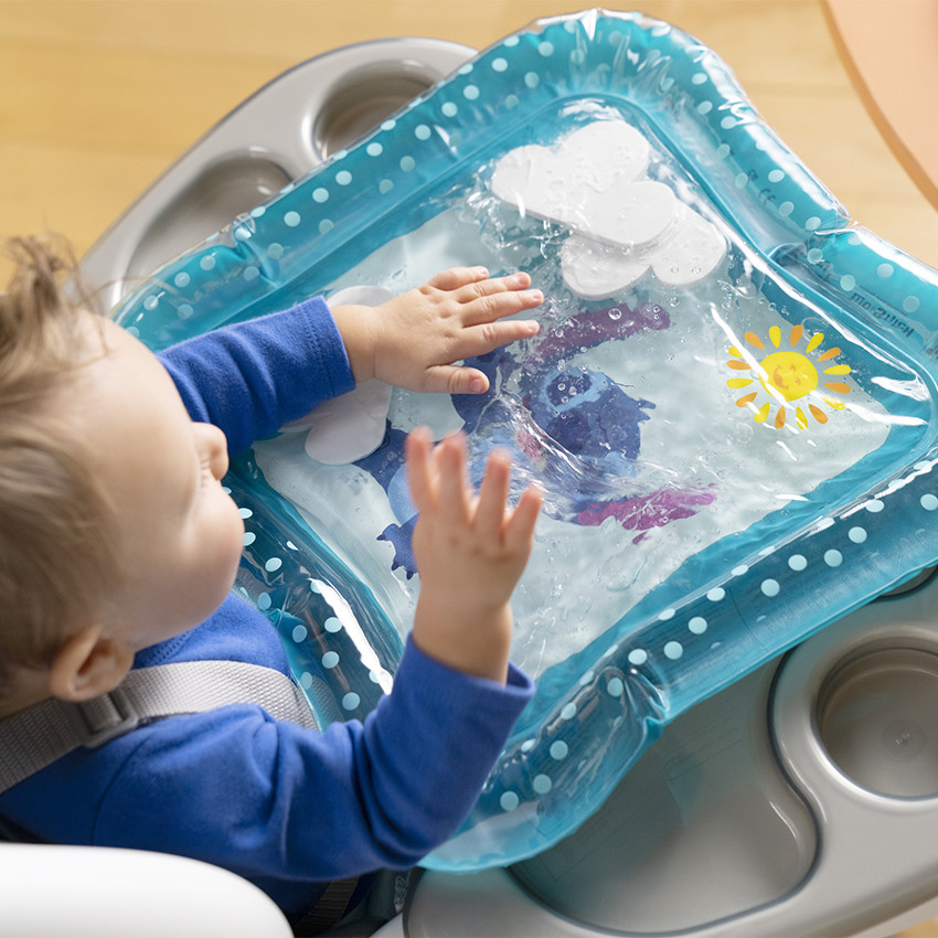 Tapis d'eau gonflable et sensoriel Stitch Disney - Bleu (Bright Starts) - Image 1