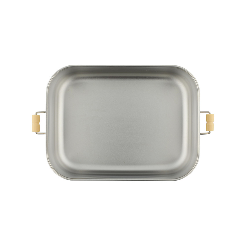 Petite lunchbox en inox Mrs. Unicorn beige 