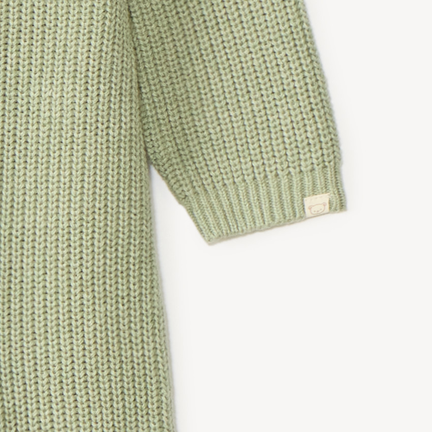Ensemble 2 pièces combinaison + bonnet en tricot pour bébé garçon 