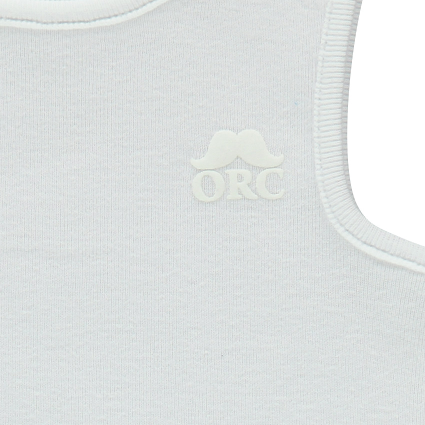 Lot de 3 bodies sans manches unis pour bébé garçon 