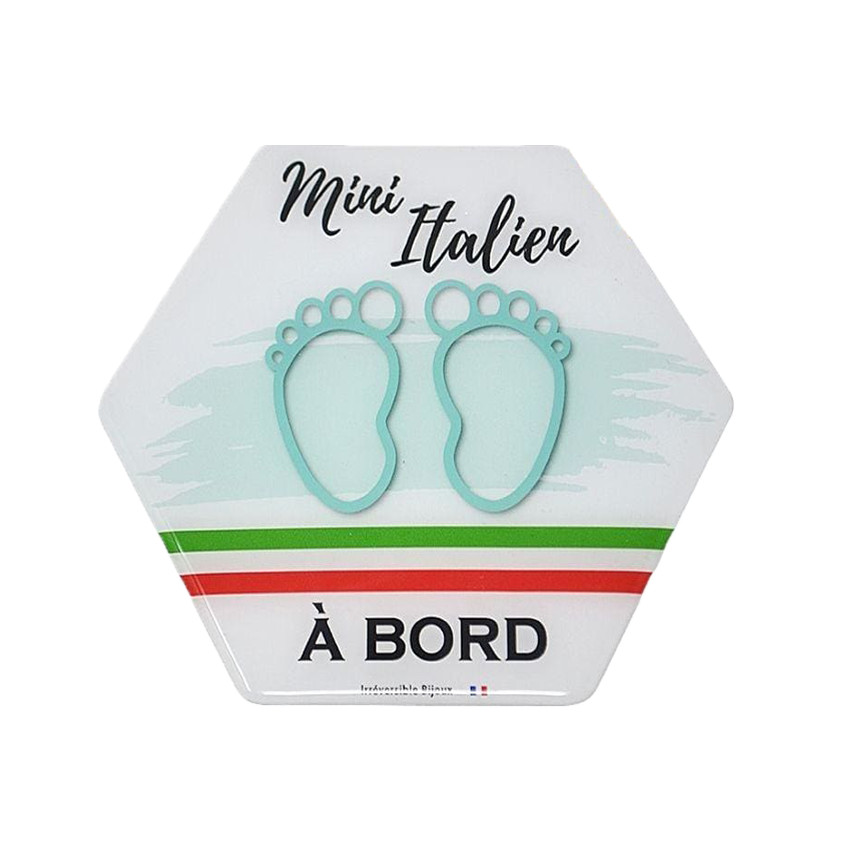 Adhésif bébé à bord - Mini Italien 