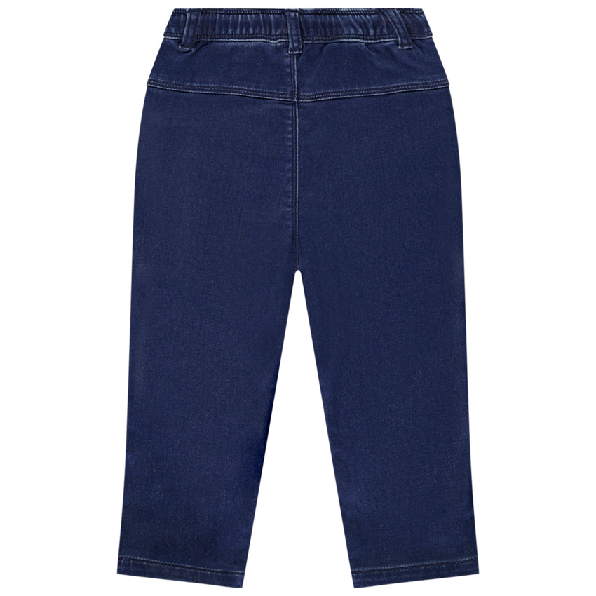 Jean à poches effet denim et taille élastique pour bébé garçon  