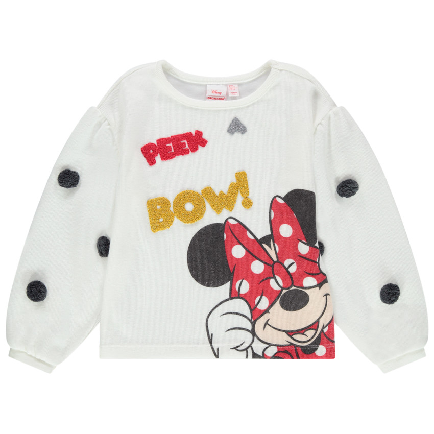 Sweat en molleton print Minnie Disney 