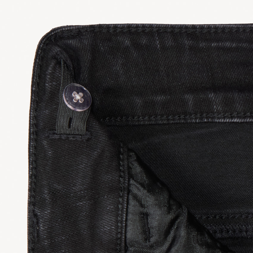 Jean droit teint à poches cargo pour garçon 