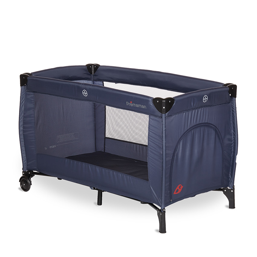 Lit pliant Extra - Bleu-gris 