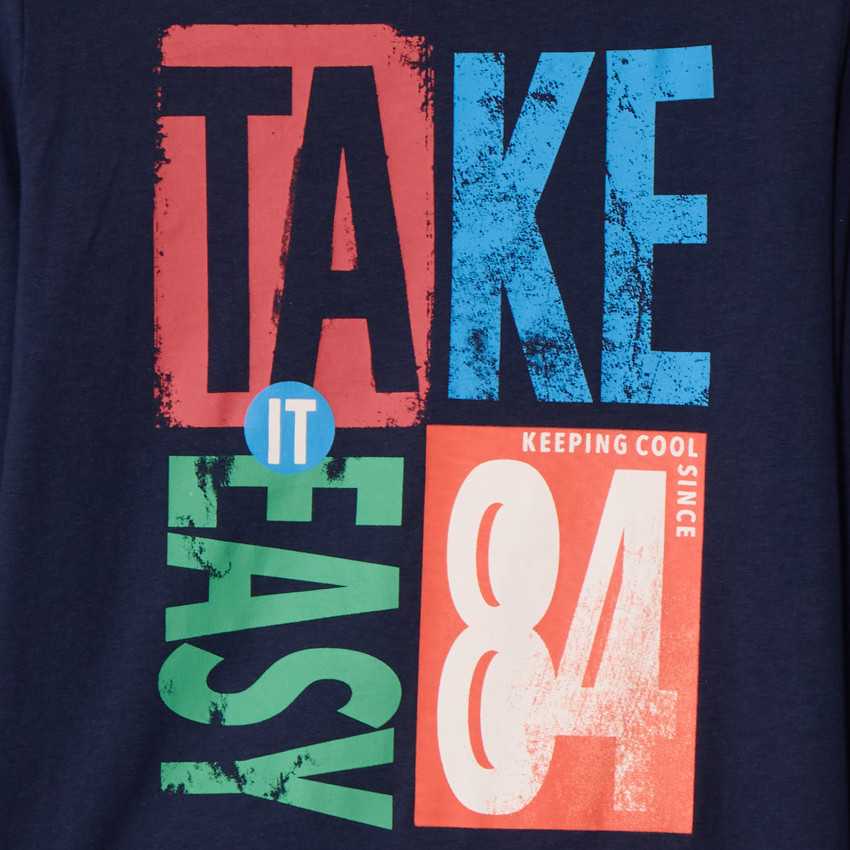 T-shirt manches longues printé pour garçon 