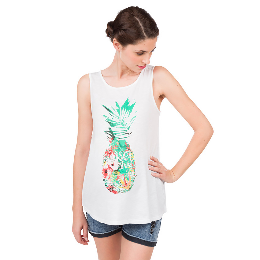 Débardeur de grossesse avec print ananas 