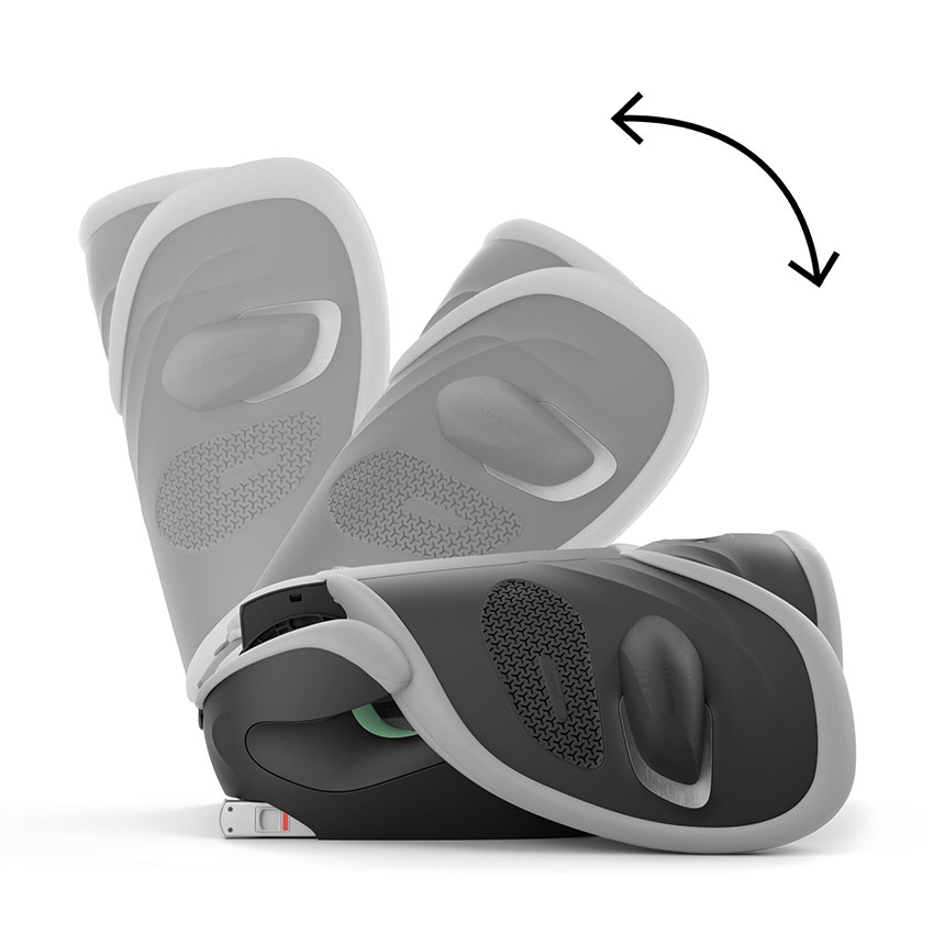 Siège-auto pliable Solution G2 i-Fix tissu Plus stone grey 