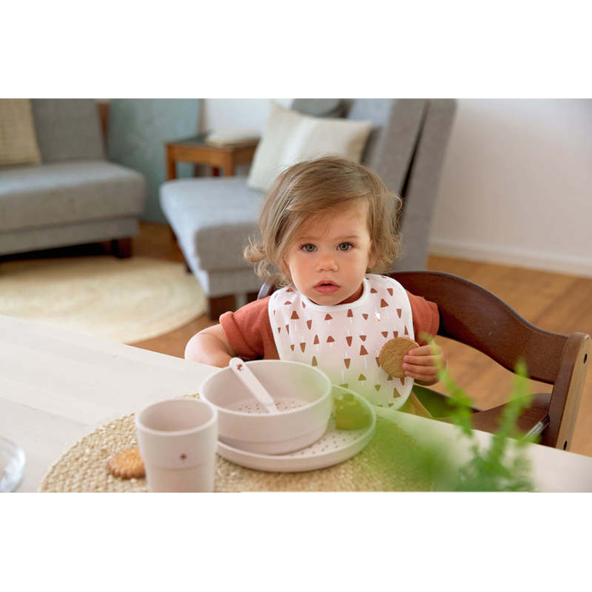 Lot de 5 bavoirs Little Forest Lapin 