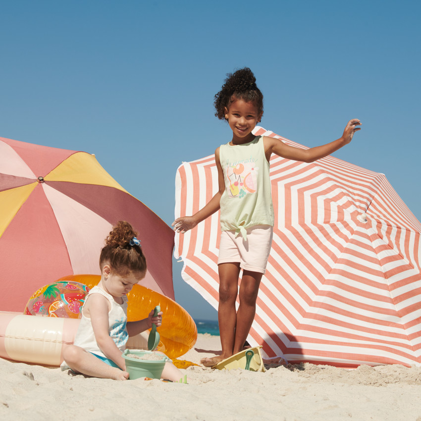 Débardeur effet noué à print pailleté pour fille  