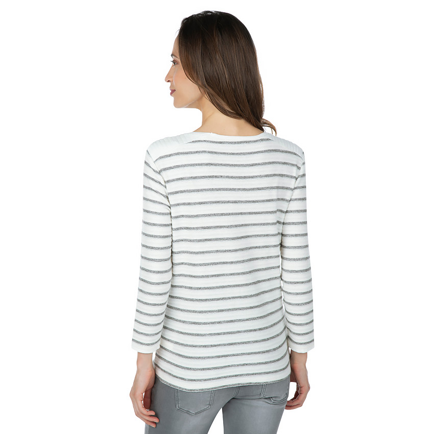 Marinière de grossesse avec fantaisies sur les épaules 