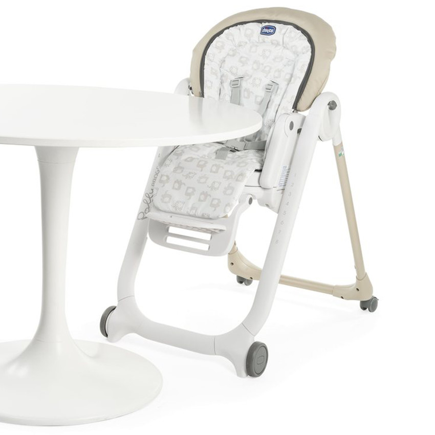 Chaise haute réglable Polly Progres5 - Beige 