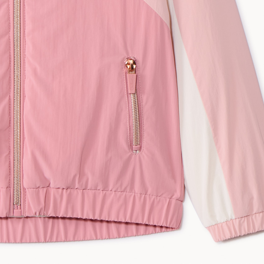 Coupe-vent doublé effet color block pour fille 