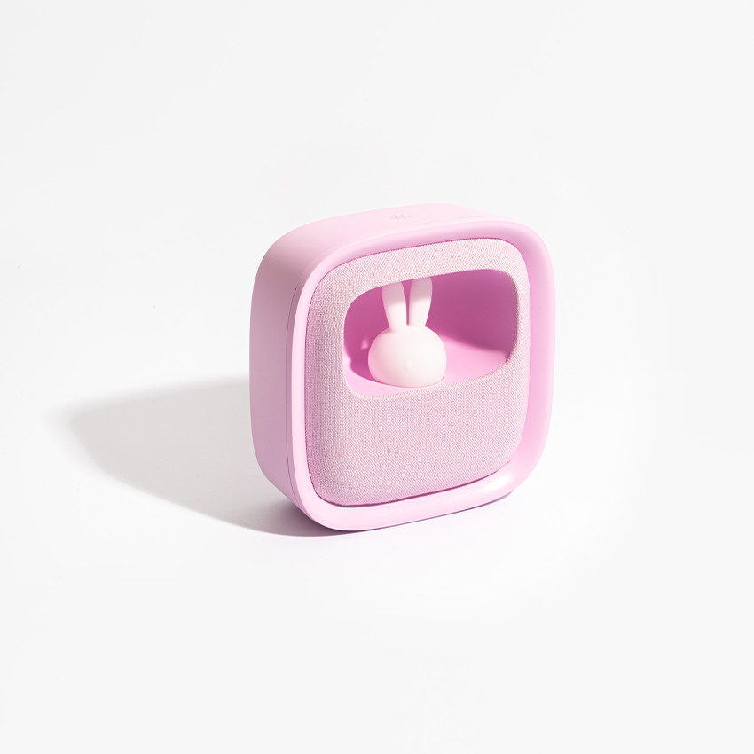 Réveil et veilleuse en silicone Billy Clock marshmallow 