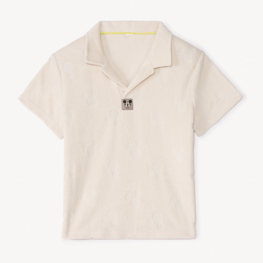 Polo manches courtes en éponge Mickey Disney pour garçon 