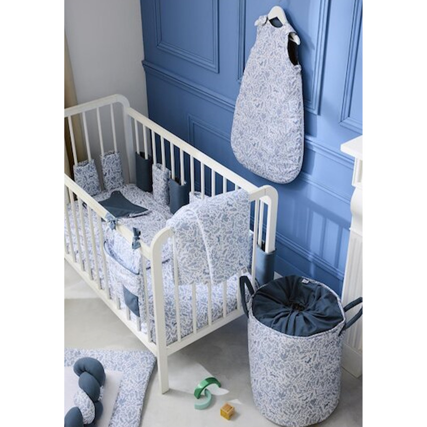 Gigoteuse sans manches - Blanc/bleu - Forêt enchantée -0/6mois 