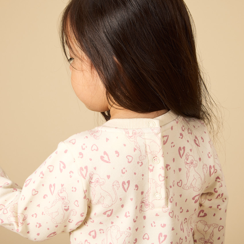Robe manches longues imprimé Le Roi Lion Disney pour bébé fille 