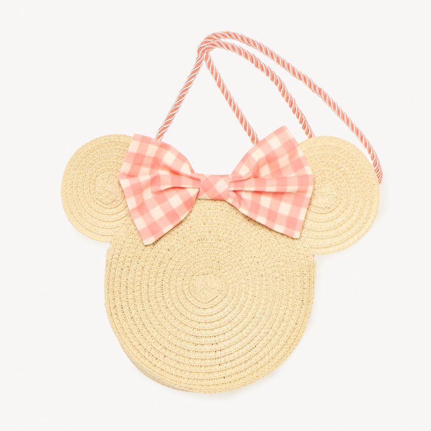 Sac à bandoulière en paille Minnie Disney pour fille 