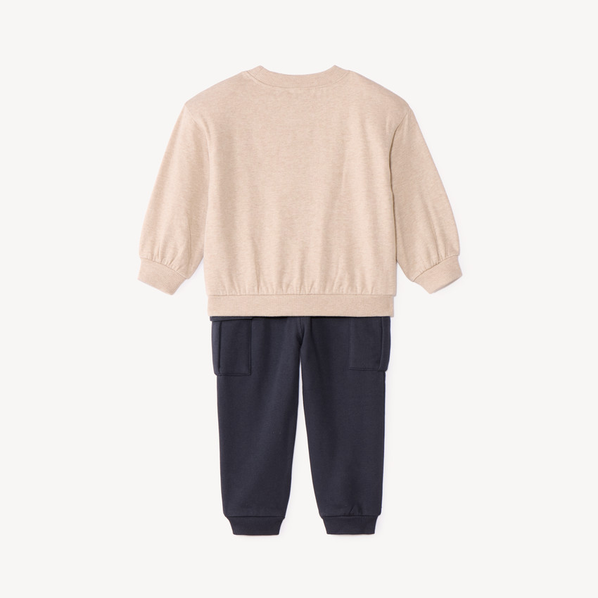 Ensemble de jogging bébé garçon patch bouclette fantaisie 