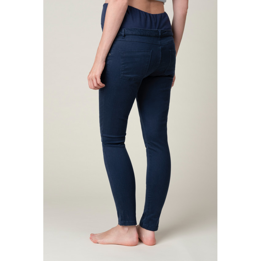 Pantalon de grossesse effet jean skinny avec bandeau haut Premaman