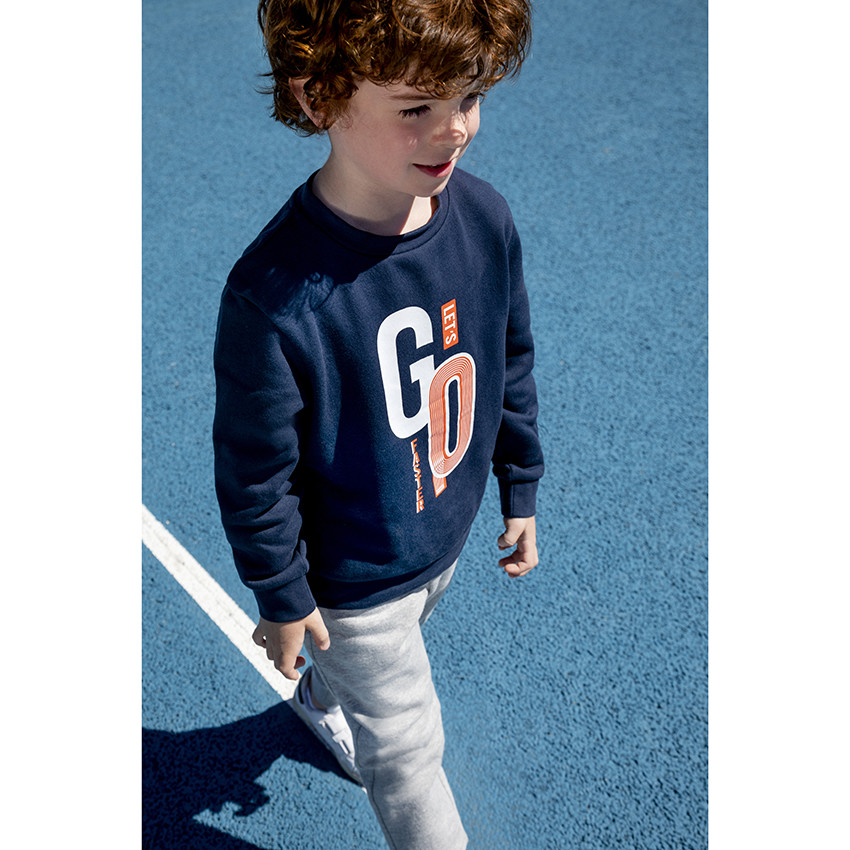 Jogging en molleton à message printé pour enfant garçon 
