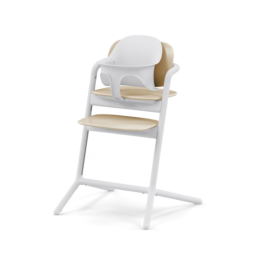 Chaise-haute évolutive Lemo 4 en 1 sand white 