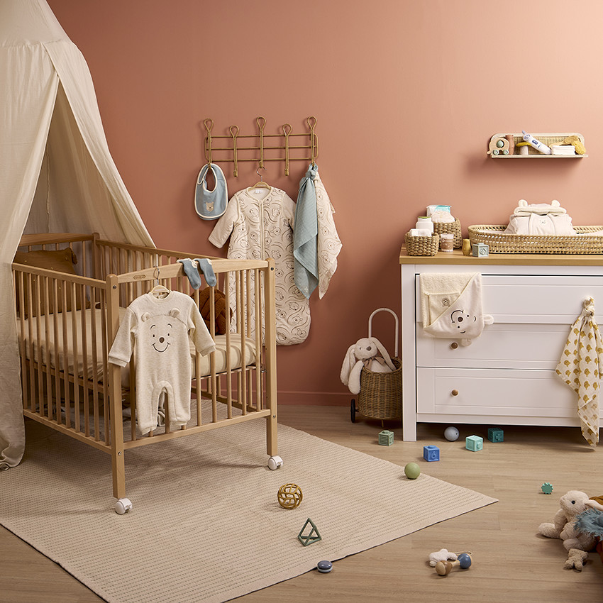 Lot de 2 bavoirs fantaisie Winnie Disney pour bébé garçon  