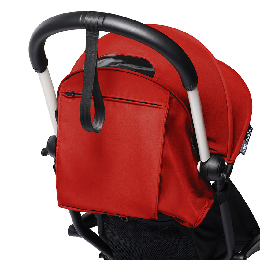 Poussette YOYO² 6+ châssis blanc - Rouge 