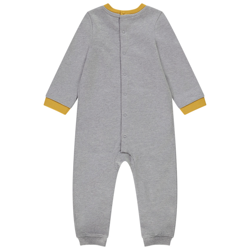 Combinaison en molleton gratté avec broderies Mickey Disney pour bébé garçon 