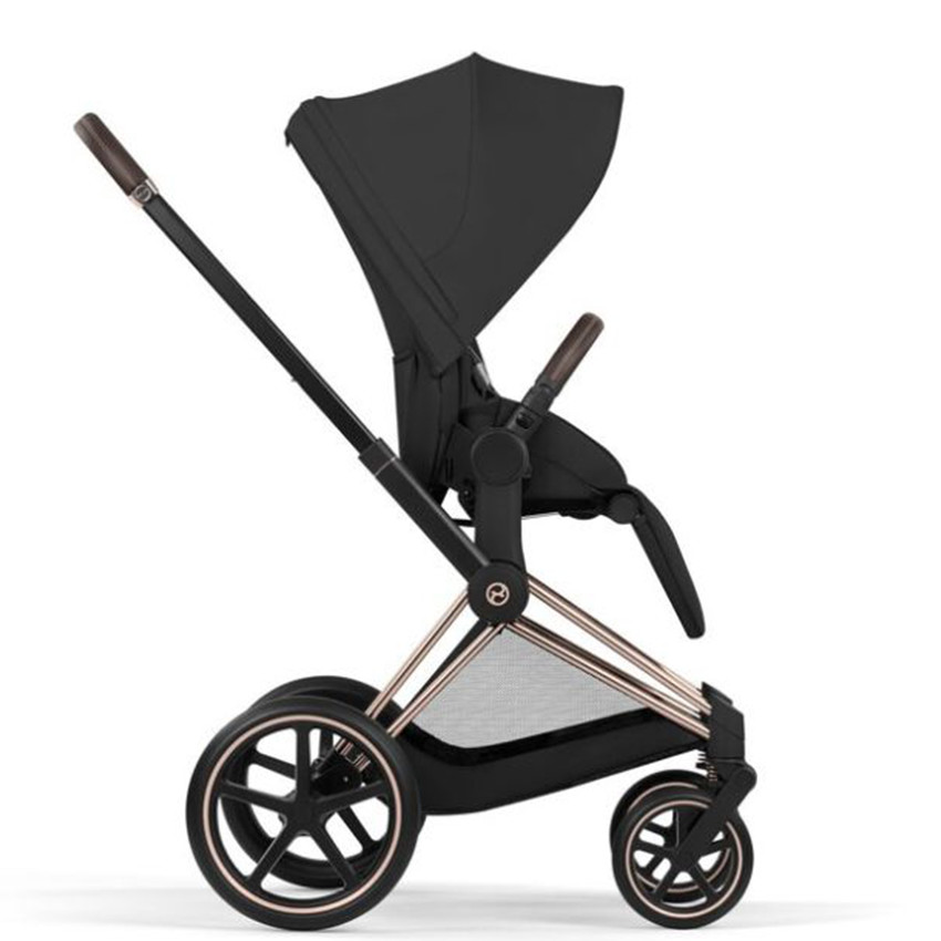 Poussette Duo Priam 2026 Rose Gold-Sepia Black 