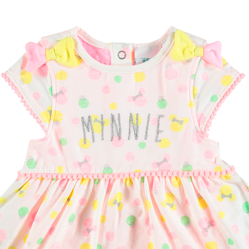 Combi-robe manches courtes avec print Minnie Disney all-over 