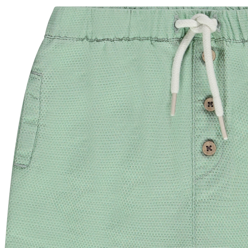 Bermuda effet nid d'abeille pour bébé garçon 